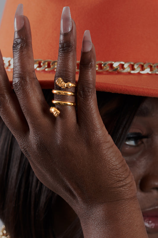 Neffi's Spiral Layered Ring