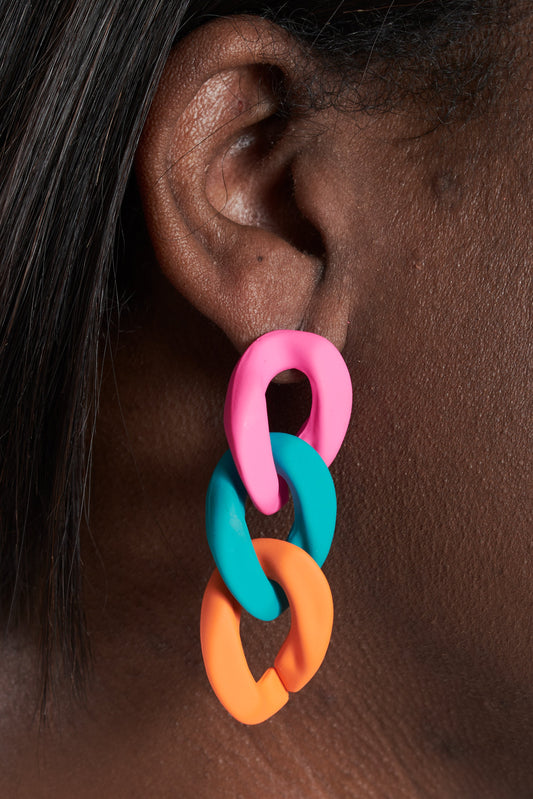 Ice Creamsicle Link Earrings