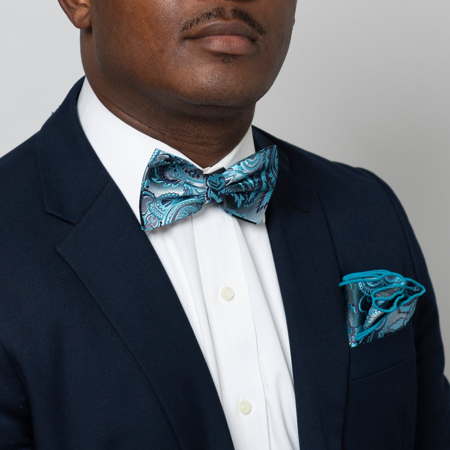 Yes, Sir Bow Tie & Handkerchief Set
