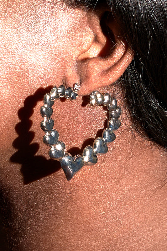 I Heart U Hoop Earrings