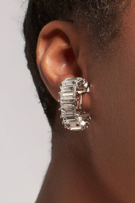 Christine's Mini Icy Clip-On Hoop Earrings