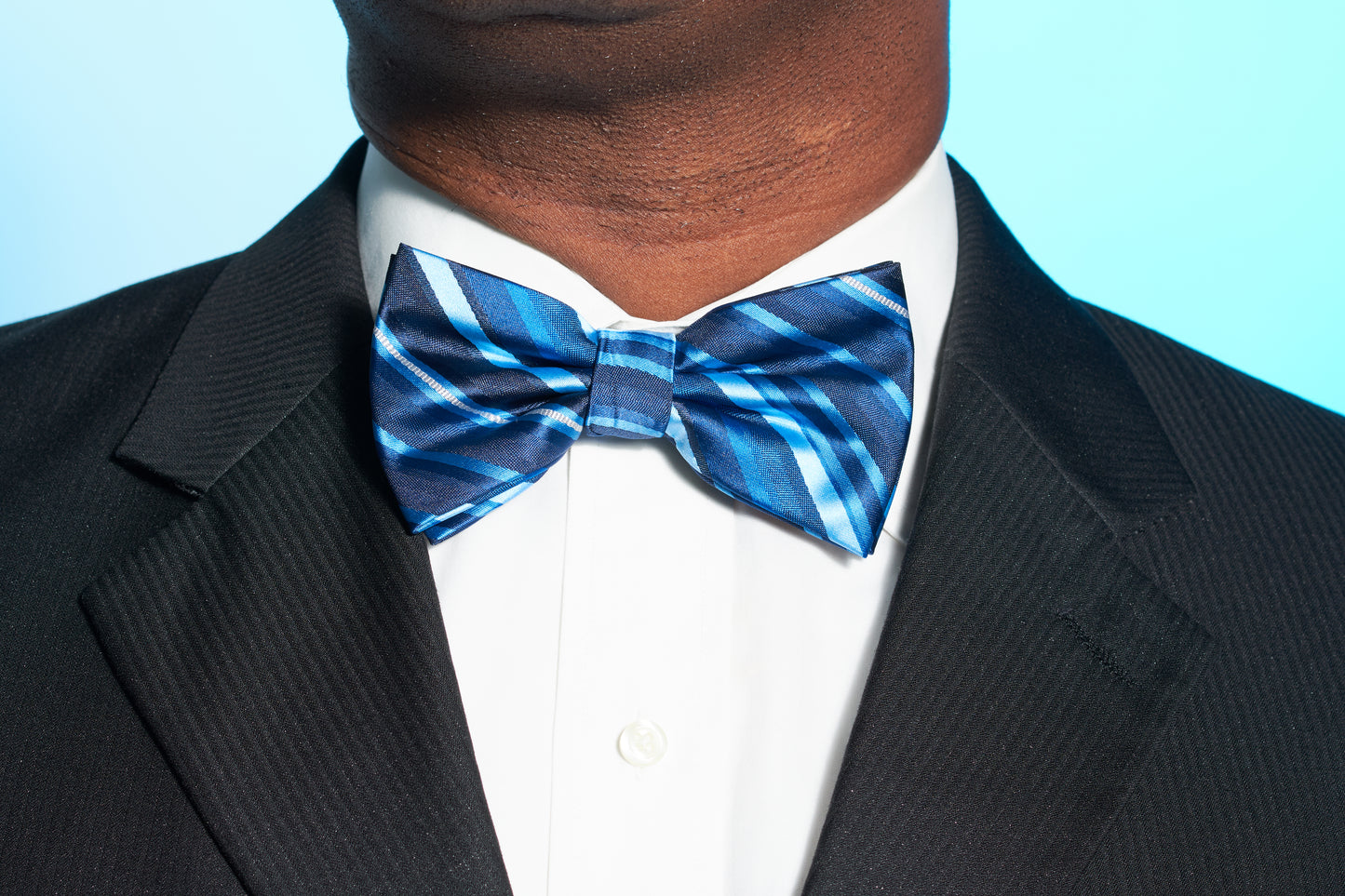 Dignified Bow Tie & Handkerchief Set