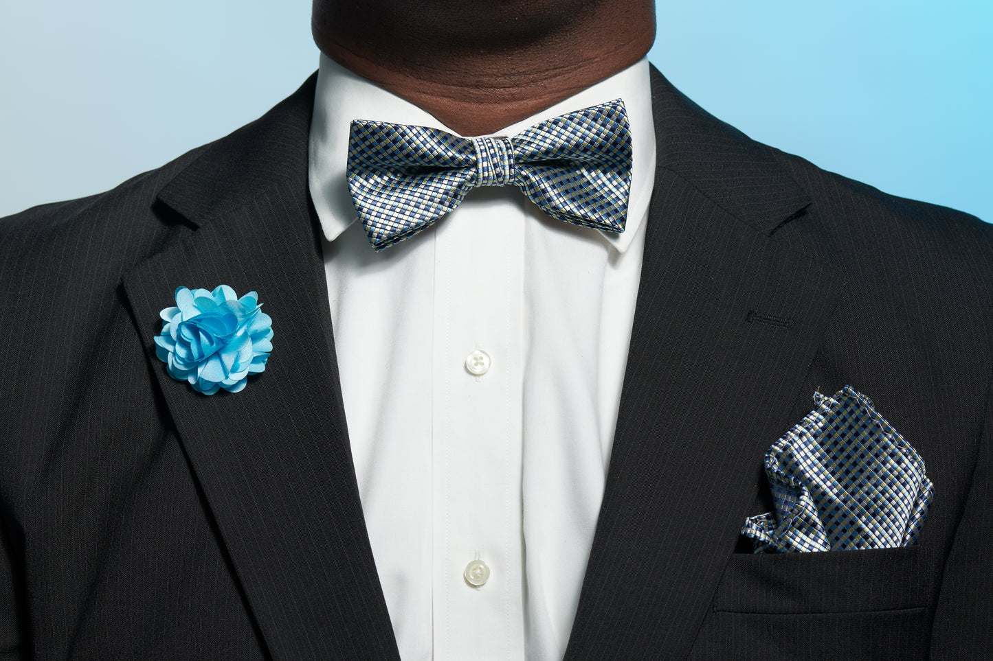 Wesley Bow Tie & Handkerchief Set