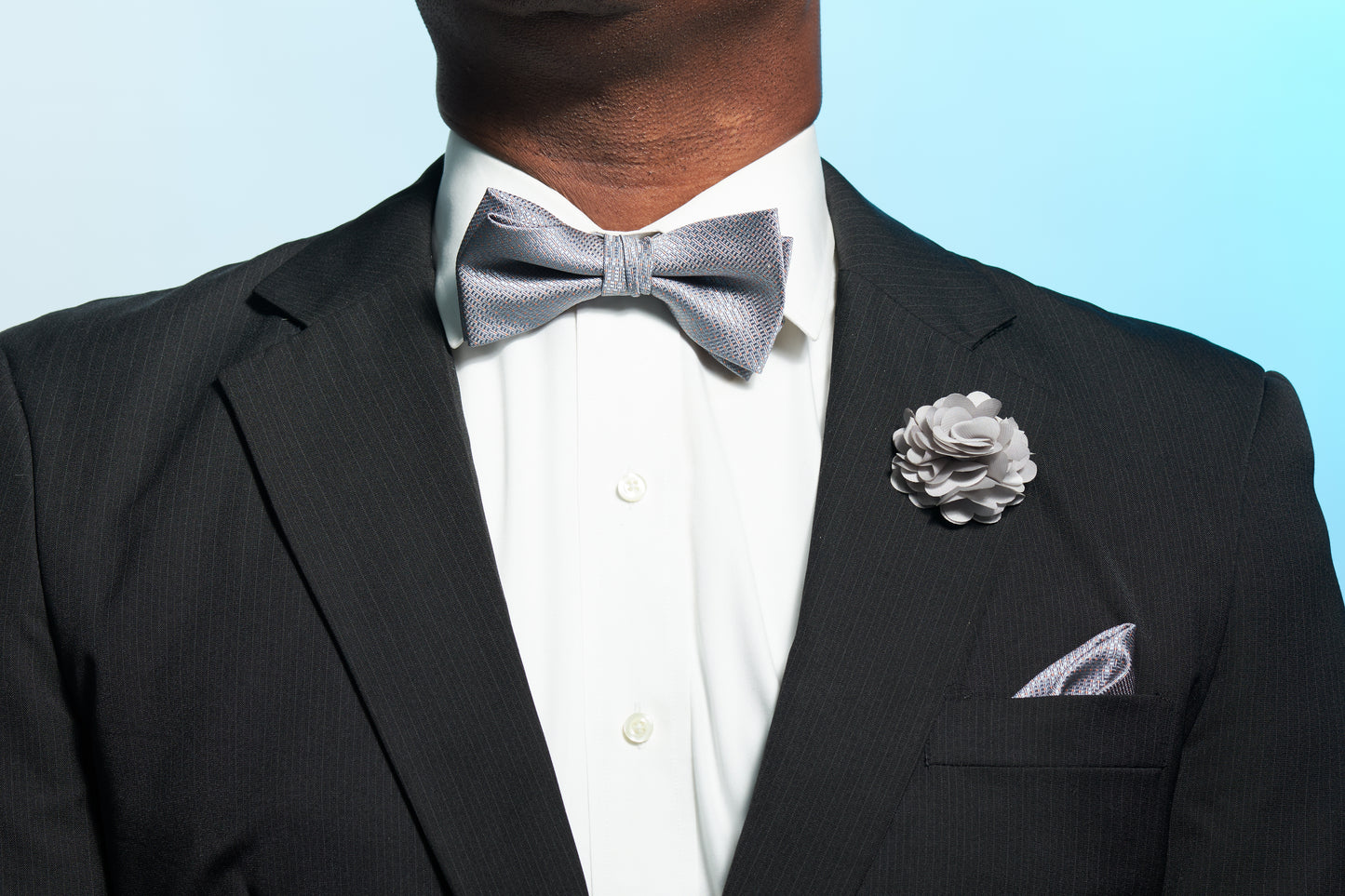 Wesley Bow Tie & Handkerchief Set
