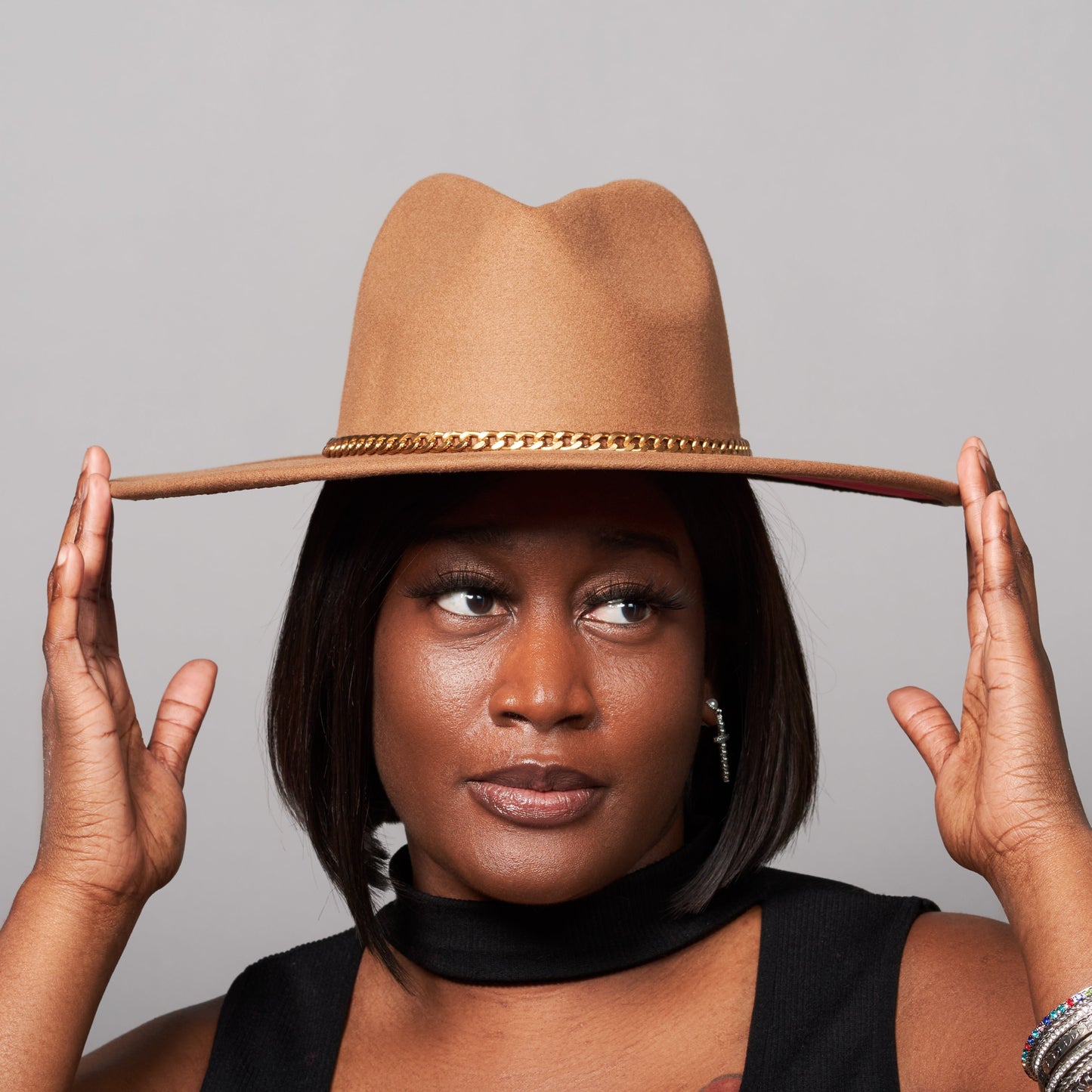 Bee Careful Wide-Brim Hat