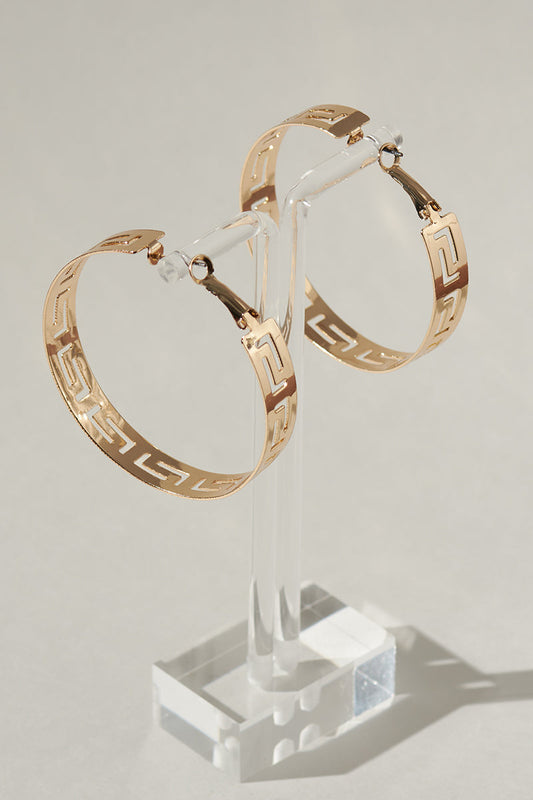 Golden Life Hoop Earrings