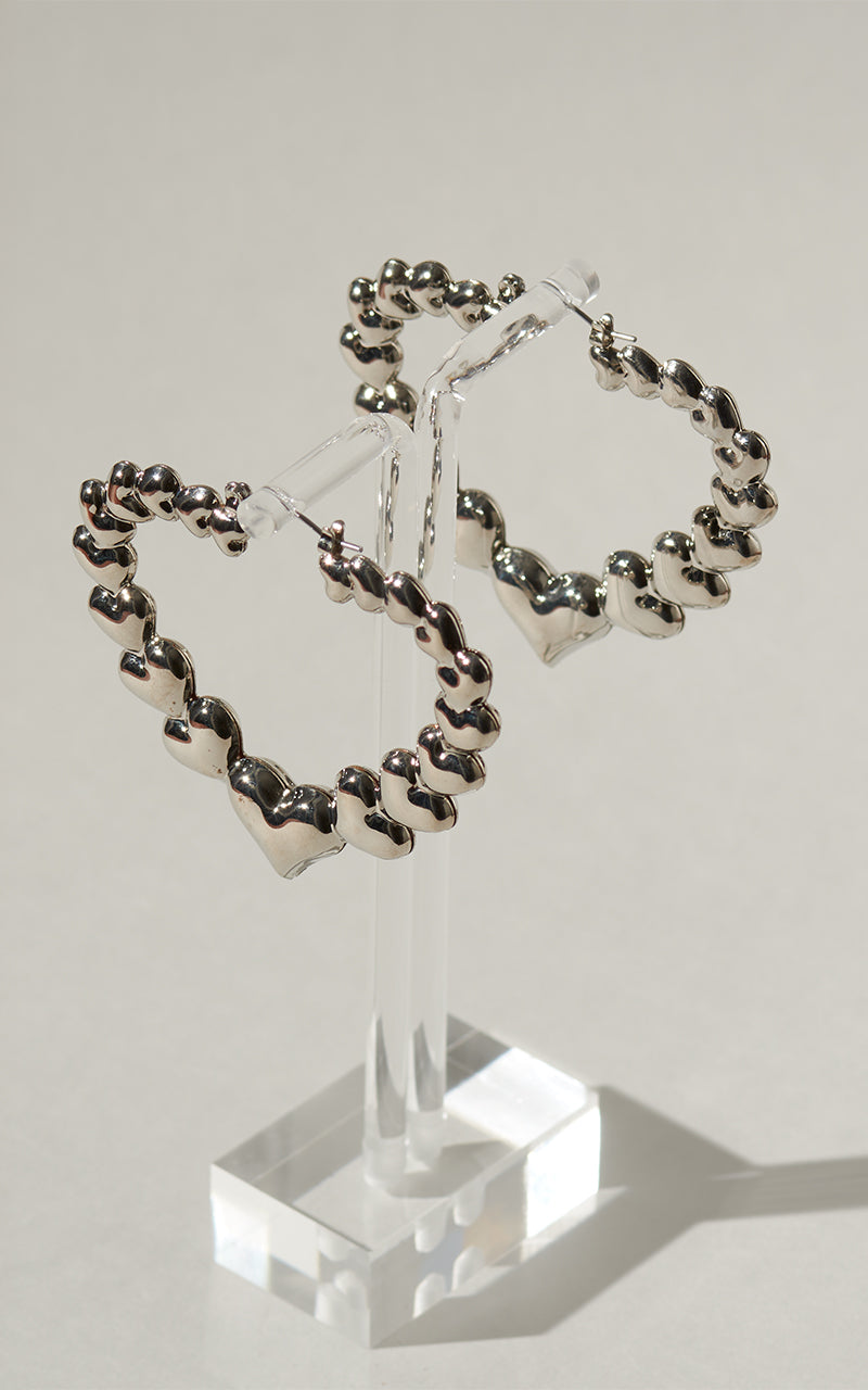 I Heart U Hoop Earrings