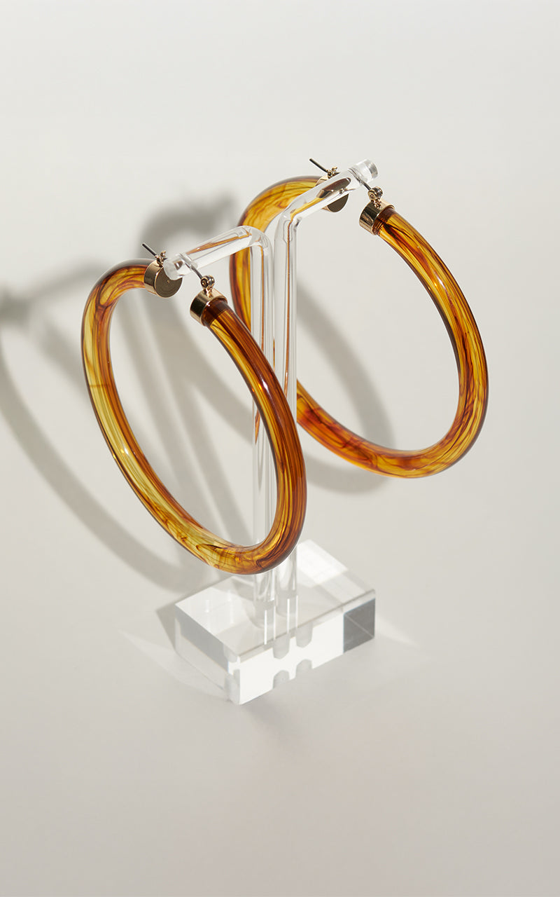 Fantasy Large Hoop Earrings