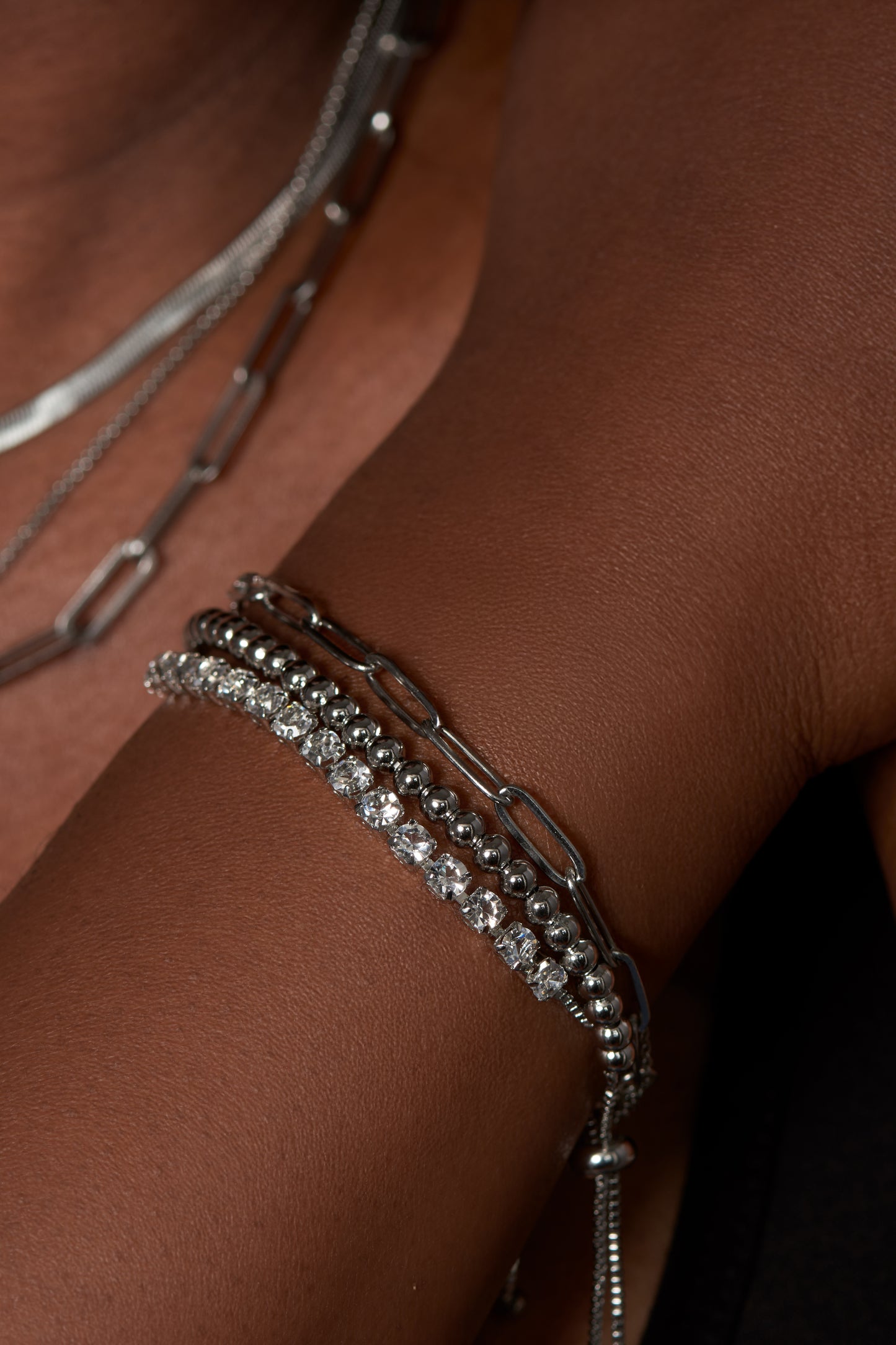 Precious 3 Layered Bracelet Set