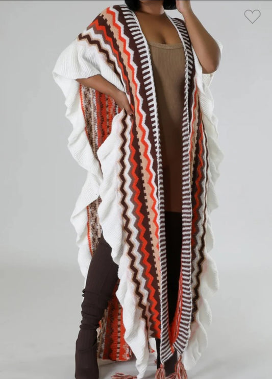 Aleeisha Shawl Sweater Duster