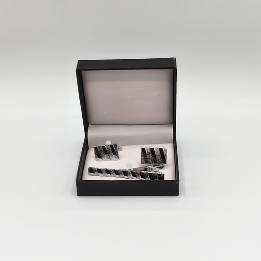 Silver Tone Cufflinks set
