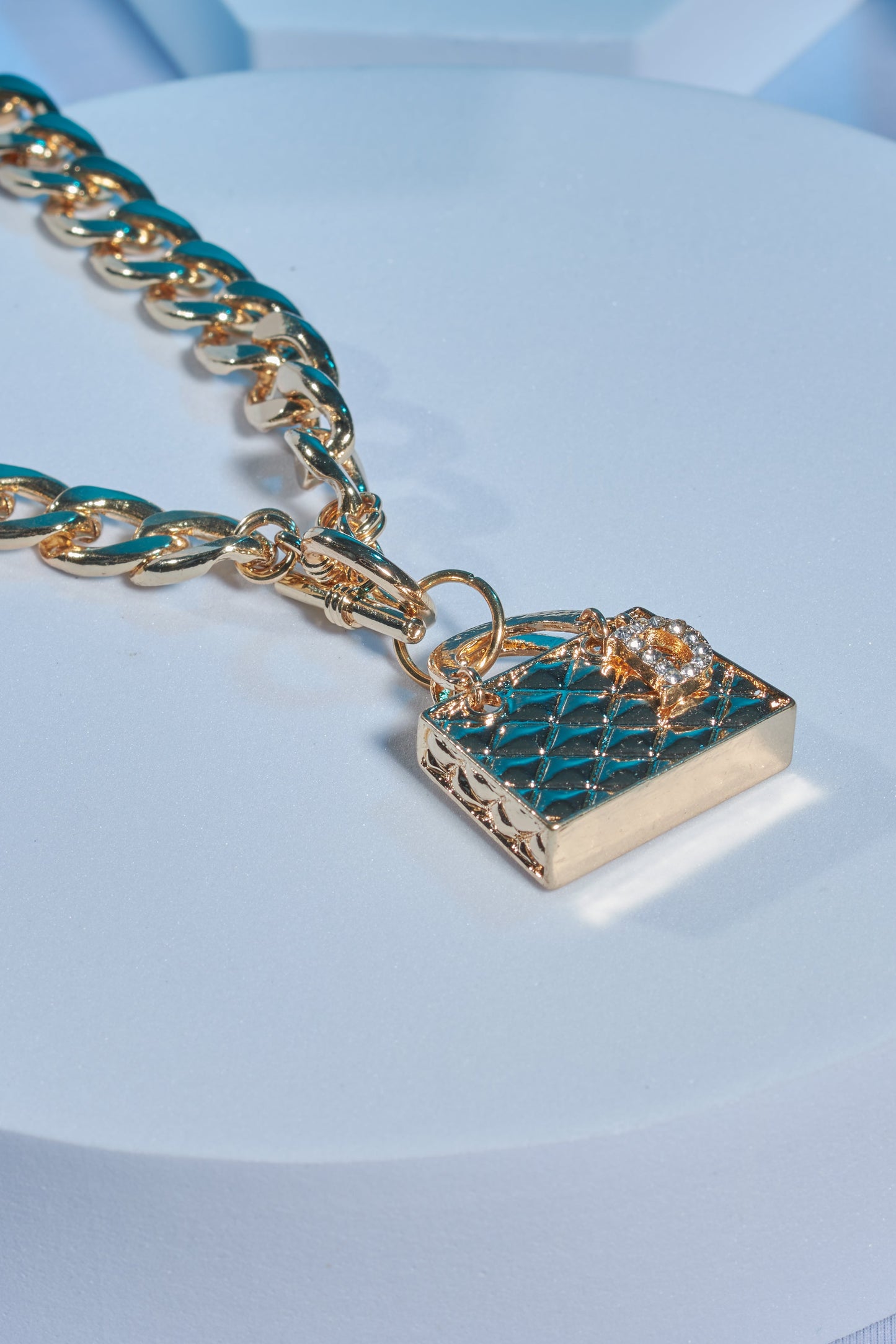 In My Bag Statement Chainlink Necklace