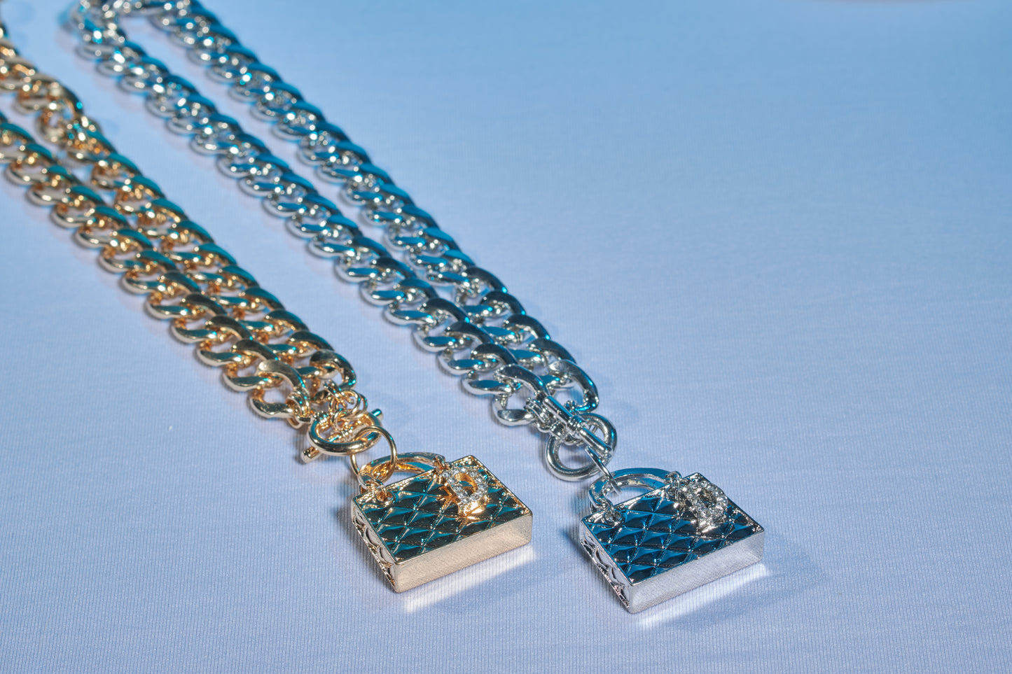 In My Bag Statement Chainlink Necklace