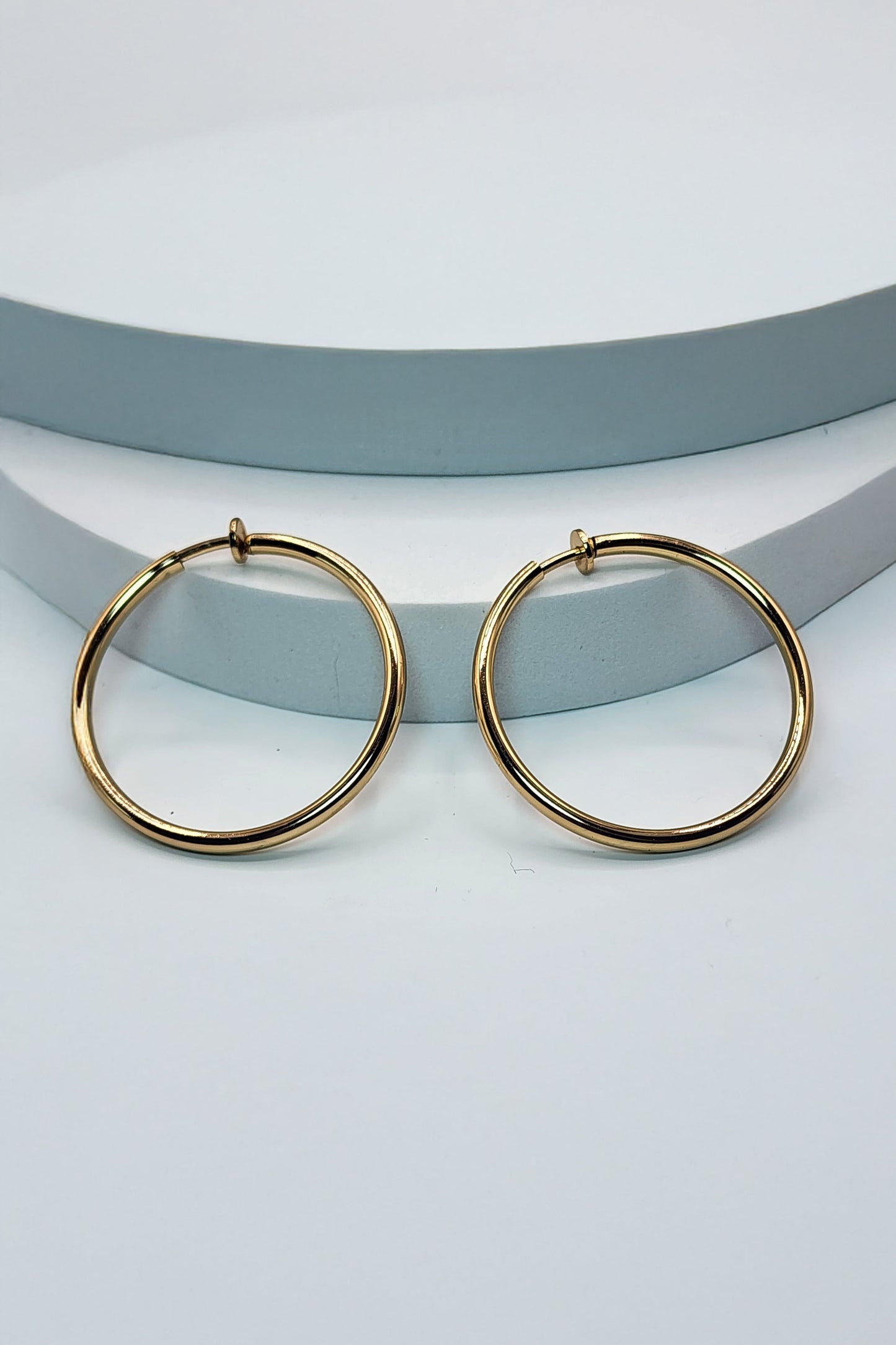 Mama's Clip-On Hoop Earrings