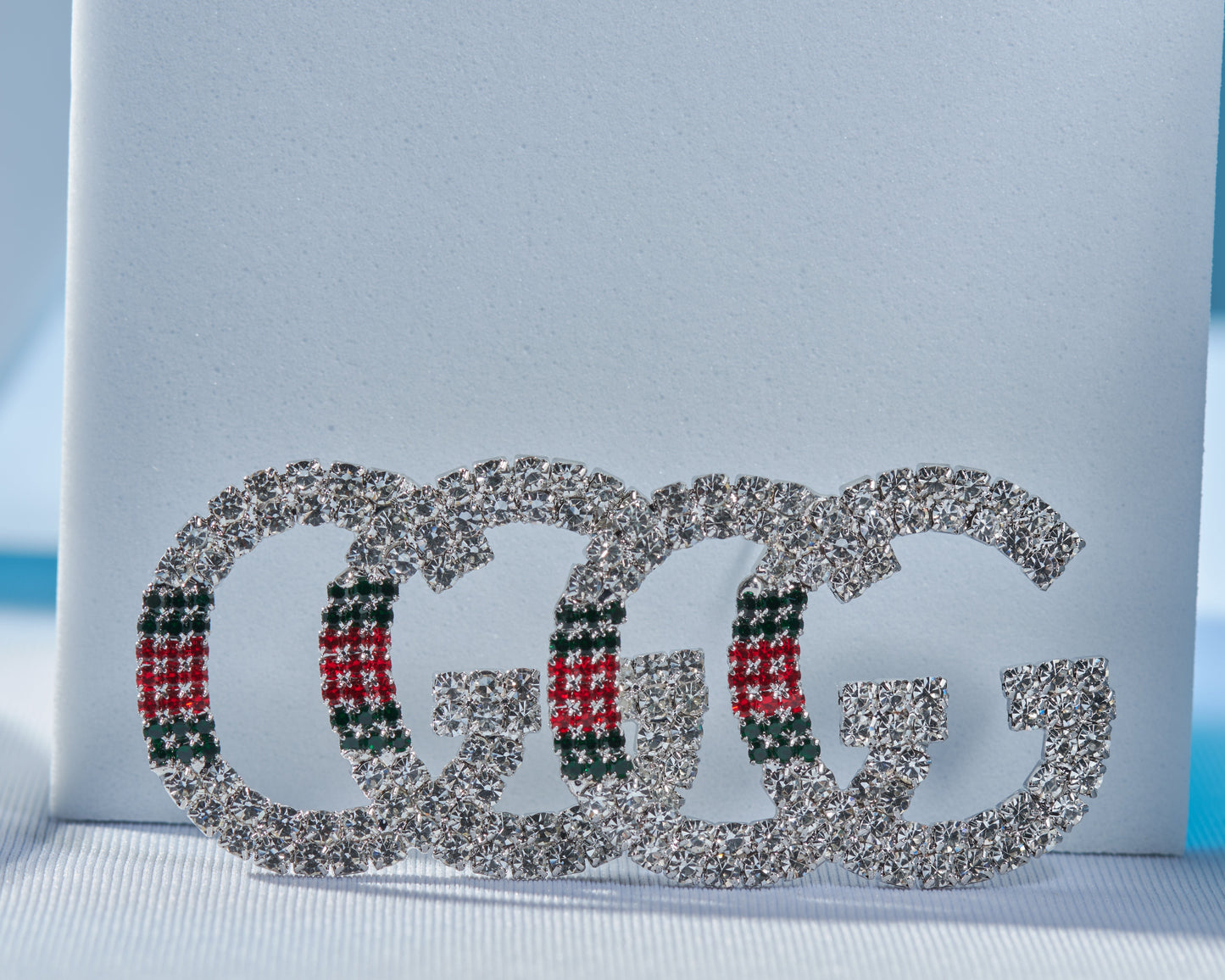 Give me a "G" Silver Shimmering Earrings