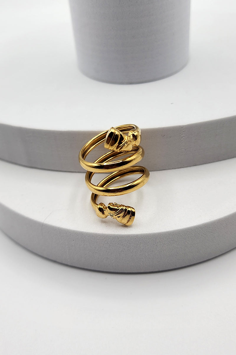 Neffi's Spiral Layered Ring