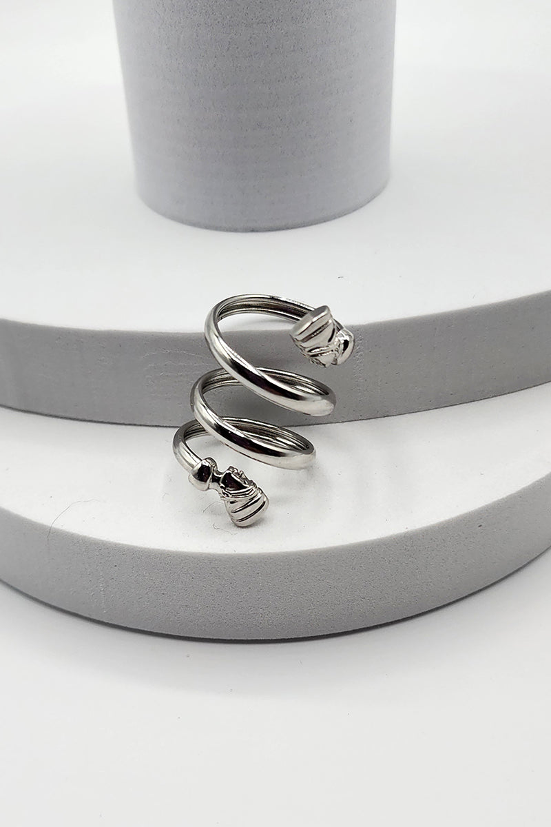 Neffi's Spiral Layered Ring