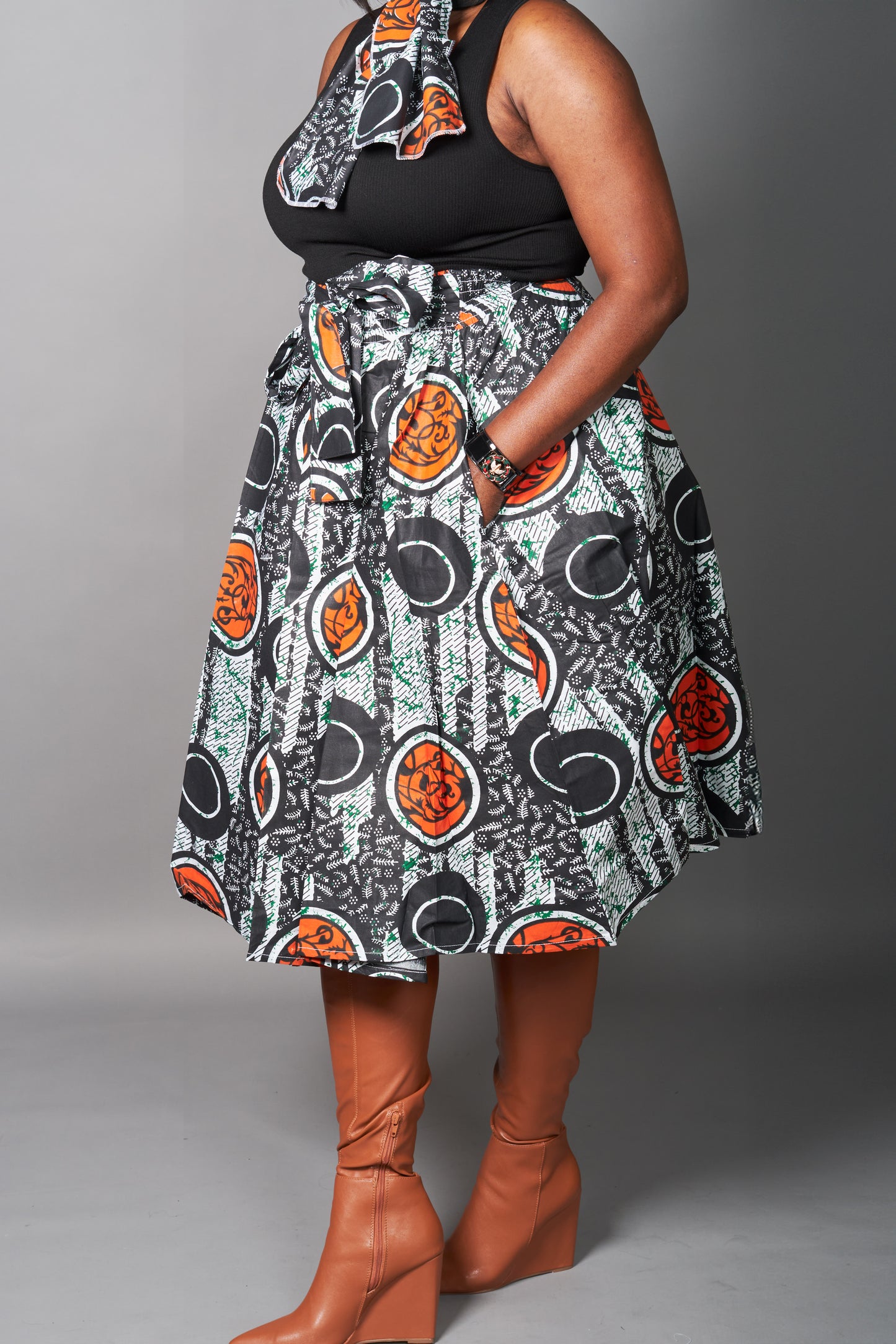 Midi Continental Skirt