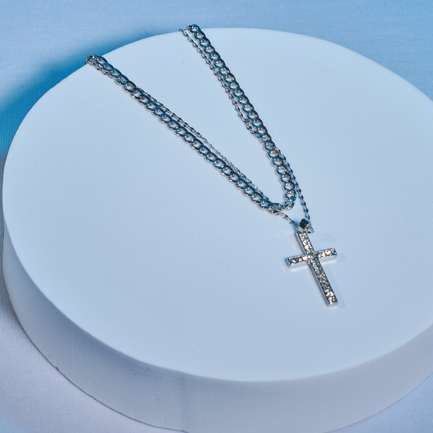 Near the Cross Layered Necklace