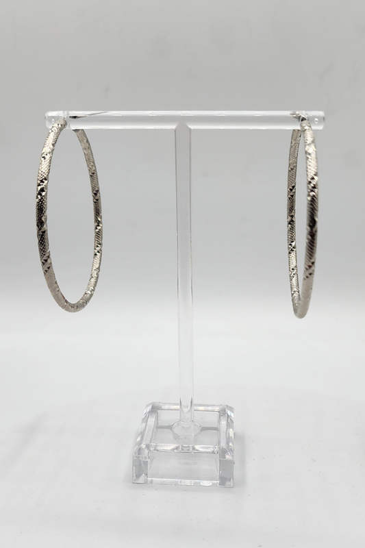 Paisley Hoop Earrings