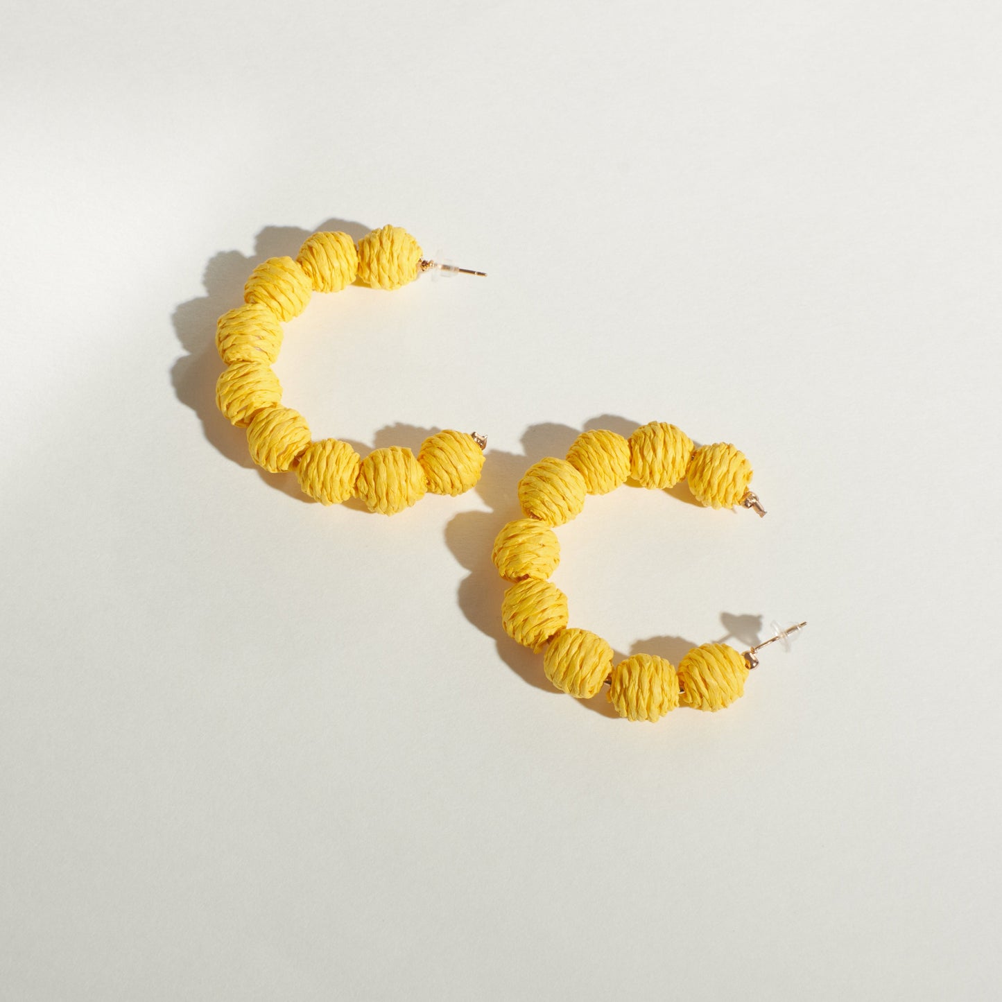 Arlette Beaded Hoop Earrings