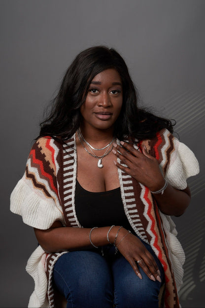 Aleeisha Shawl Sweater Duster