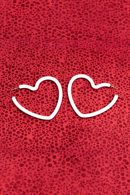Heart Hoop Earrings