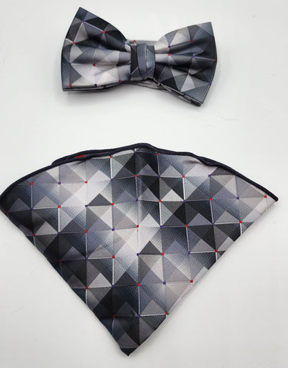 Leon's Bow Tie & Handkerchief Set