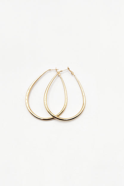 Baddie Drip Tear drop Hoop Earrings