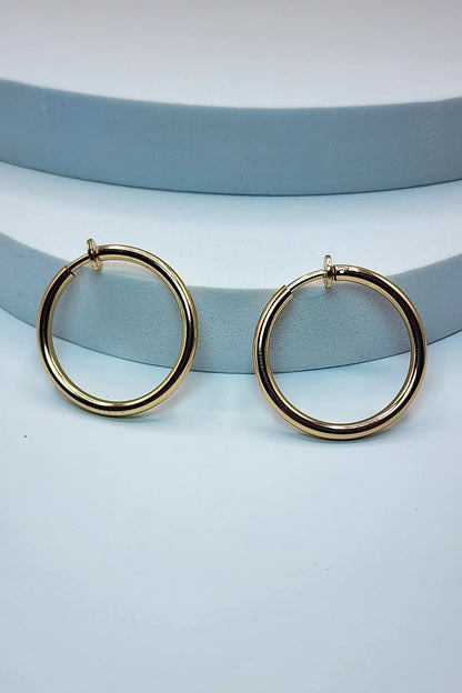 Lil Mama's Clip-On Hoop Earrings