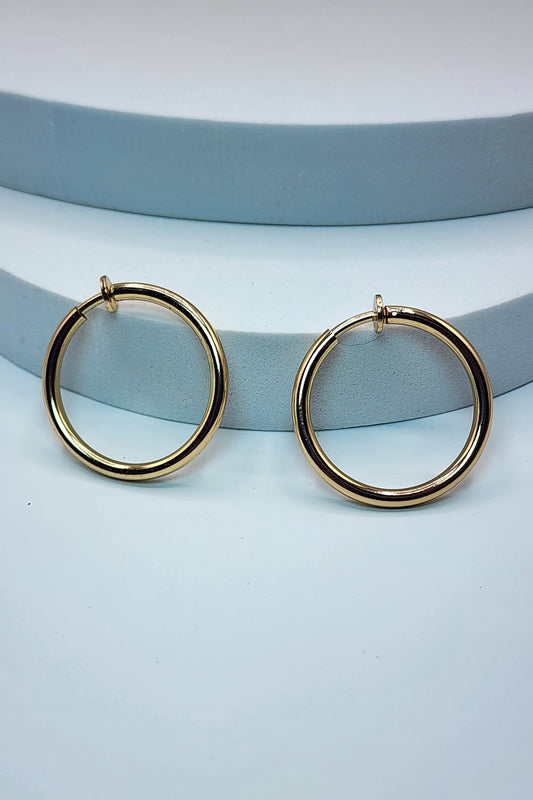 Lil Mama's Clip-On Hoop Earrings