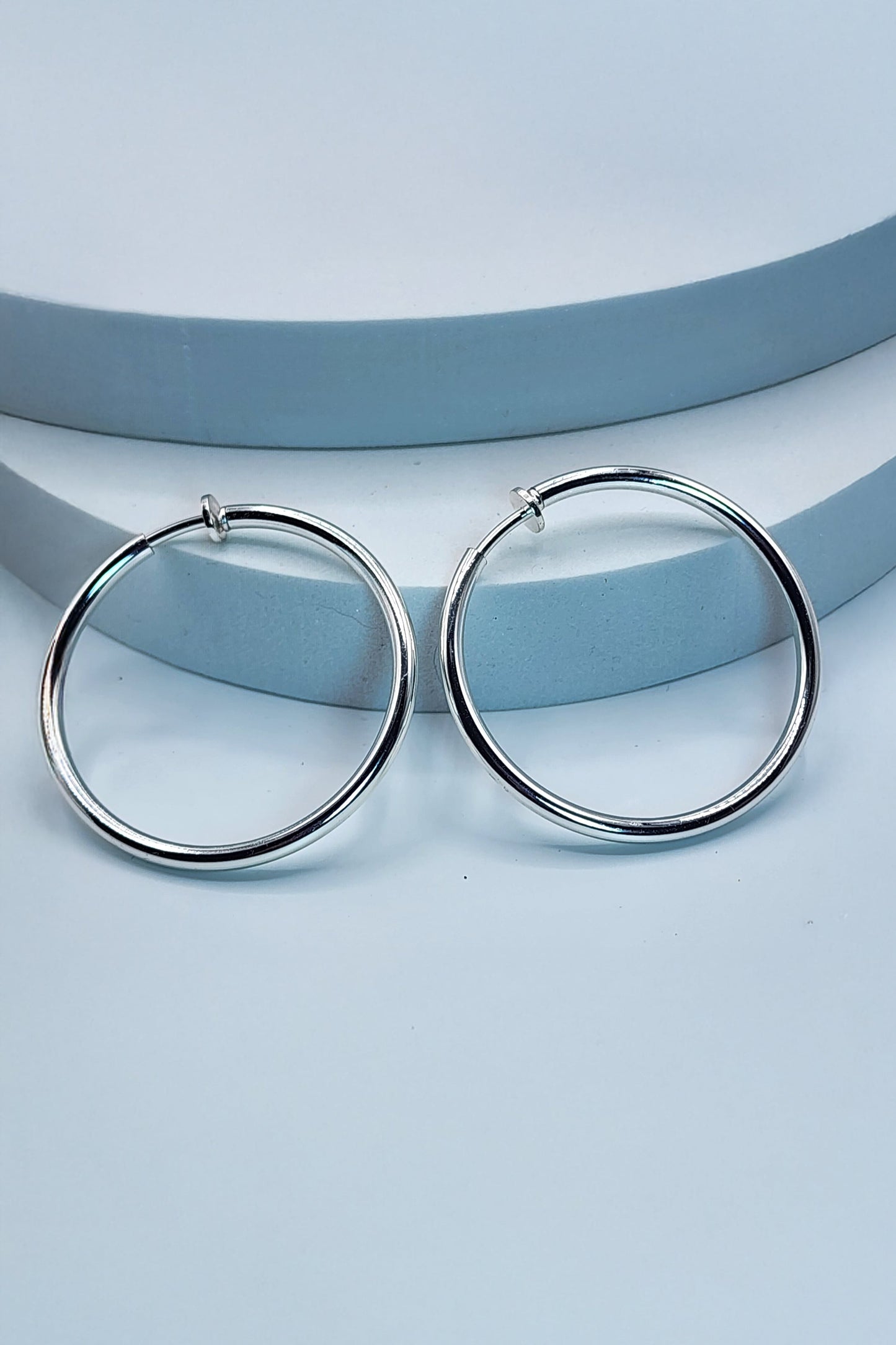 Mama's Clip-On Hoop Earrings