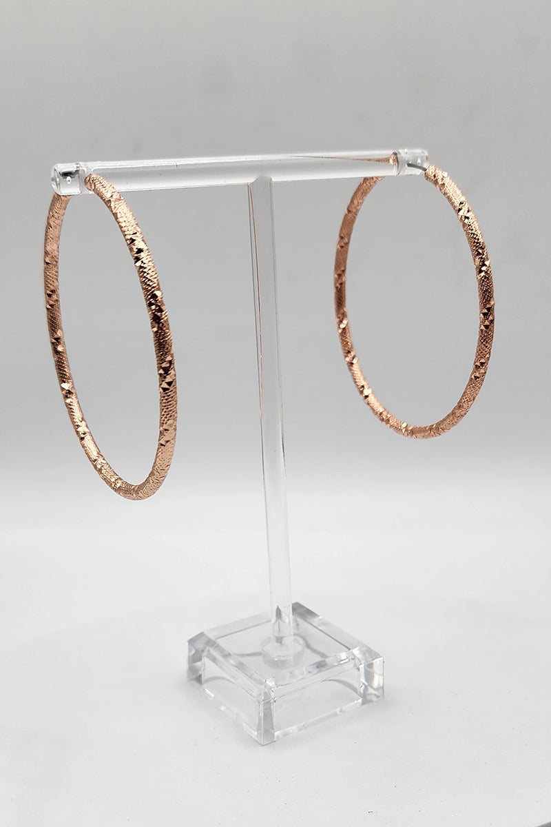 Paisley Hoop Earrings