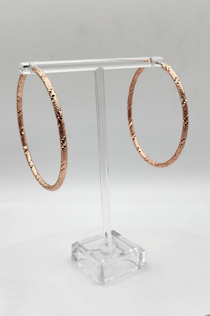 Paisley Hoop Earrings
